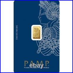1 gram Gold Bar PAMP Suisse Fortuna 999.9 Fine Gold in Sealed Assay 1 gram Gold Bar PAMP Suisse Fortuna 999.9 Fine Gold in Sealed Assay