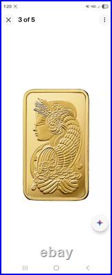 1 gram Gold Bar PAMP Suisse Multigram. 9999 Fine Gold Fortuna Bar In Assay