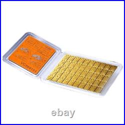 1 gram Gold CombiBarT Valcambi Suisse. 9999 Fine Gold Bar