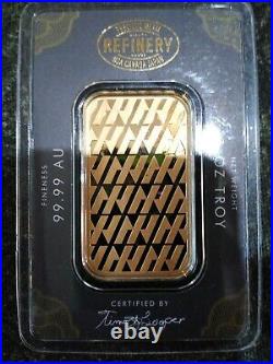 1 oz 0.9999 Fine Gold Bar (Sealed in Assay) Asahi Refining