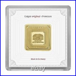 1 oz. 9999 Fine Gold Bar Geiger Edelmetalle (Encapsulated withAssay)