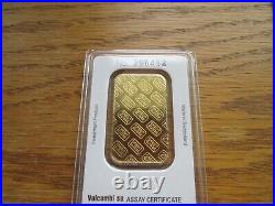 1 oz Credit Suisse Gold Bar. 9999 Fine in Assay Card SEALED