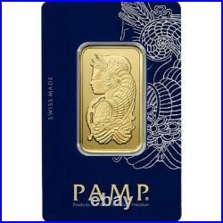 1 oz. Gold Bar PAMP Suisse 999.9 Fine Assay