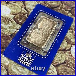 1 oz. Gold Bar PAMP Suisse Lady Fortuna. 9999 Fine