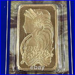 1 oz. Gold Bar PAMP Suisse Lady Fortuna. 9999 Fine