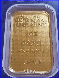 1 oz. Gold Bar Royal Mint Three Graces 999.9 Fine mint sealed