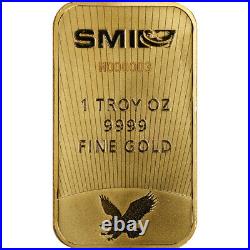 1 oz Gold Bar Sunshine Minting Mercury. 9999 Fine in Assay Card