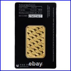 1 oz Gold Perth Mint Bar. 9999 Fine in Sealed Assay Card 1 oz Gold Perth Mint Bar. 9999 Fine in Sealed Assay Card