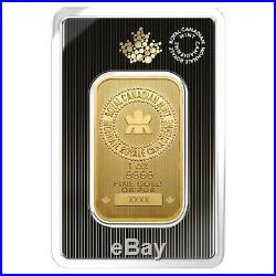 1 oz Gold Wafer Bar Royal Canadian Mint RCM. 9999 Fine (In Assay, Random Year)