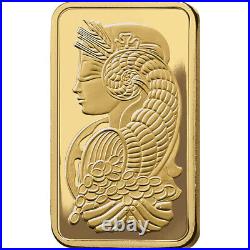 1 oz PAMP Suisse Fortuna Veriscan Gold Bar. 9999 Fine (New with Assay)