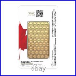 1-oz RCM Proud Canada Gold Bar. 9999 Fine Sealed In Assay