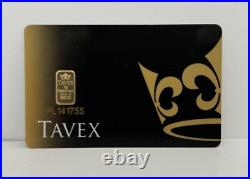 1g TAVEX Mint Gold Bar 999.9 Fine 24k Sealed PL 141755 1g TAVEX Mint Gold Bar 999.9 Fine 24k Sealed PL 141755