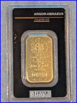1oz A. H. Gold Bar Certified 999.9 Fine Gold In Original Sealed Packaging