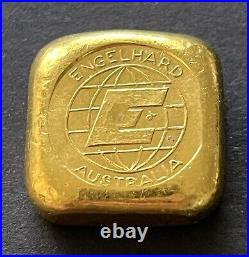 1oz Fine Gold Australian Engelhard Vintage Cast Bar