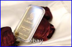 1oz Scotiabank Johnson Matthey JM Vintage Collectible 9999 Fine Gold Bar