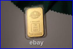 1oz TD Bank Engelhard 9999 Fine Gold Bar in Original Plastic Seal Extremely Rare