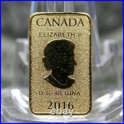 2016 $25 Canada 1/10th. 9999 Fine Gold Bar Ingot East Coast Coin & Collectables
