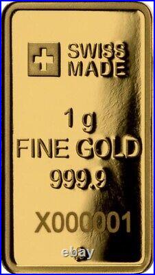 2025 Switzerland PAMP Bee Fine 1 g Gold Bar 9999 Gold Coin Swiss Fauna Wildlife
