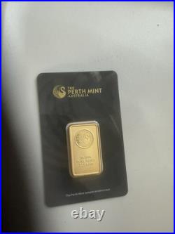 20 gram Gold Bar Perth Mint 99.99 Fine in Assay