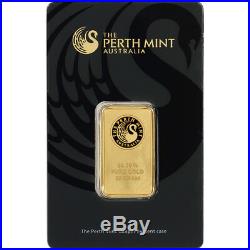 20 gram Gold Bar Perth Mint 99.99 Fine in Assay