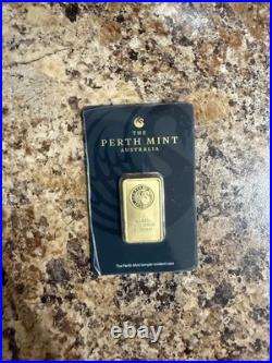 20 gram Gold Bar Perth Mint 99.99 Fine in Assay