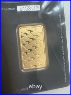 20 gram Gold Bar Perth Mint 99.99 Fine in Assay