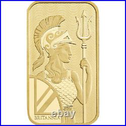 20 gram Gold Bar Royal Mint Britannia 999.9 Fine in Assay
