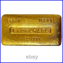 20 oz Engelhard Gold Bar. 9961 Fine