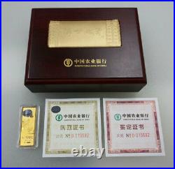 20g Gram Fine. 999 Gold Bar Agricultural Bank of China