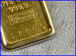 24K & 14K Yellow Gold Ingot Charm 1.27g Fine Jewelry Credit Suisse Gold Bar 24K & 14K Yellow Gold Ingot Charm 1.27g Fine Jewelry Credit Suisse Gold Bar