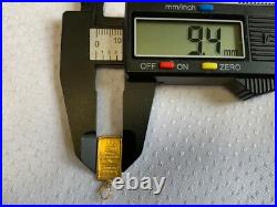 24K & 14K Yellow Gold Ingot Charm 1.27g Fine Jewelry Credit Suisse Gold Bar 24K & 14K Yellow Gold Ingot Charm 1.27g Fine Jewelry Credit Suisse Gold Bar