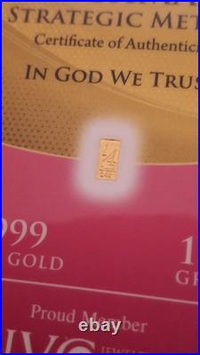 24k GOLD. 9999 FINE GOLD