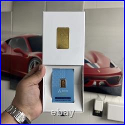 2.5 Gram. 9999 Fine Gold Acre Bar in Assay Original Gift Box SEALED