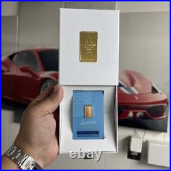2.5 Gram. 9999 Fine Gold Acre Bar in Assay Original Gift Box SEALED