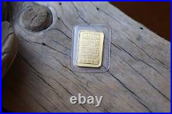 2.5 Gram Vintage JM Johnson Matthey 9999 Fine Gold Bar in its Original Mint Seal