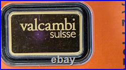 2.5 gram Gold Bar Valcambi Suisse MINT 999.9 Fine Sealed Assay Certified Rare +