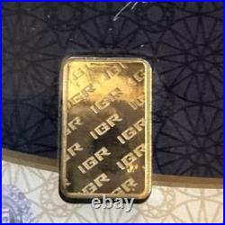 2.5 gram IGR 999.9 Fine Gold Bar With Assay Certificate #3592615