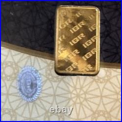 2.5 gram IGR 999.9 Fine Gold Bar With Assay Certificate #3592615
