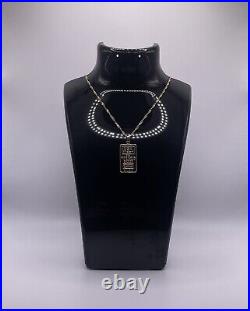 2 Gram usa ingot fine gold 583.33 Bar Pendant necklace 5.1 grams