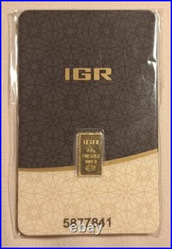 2 Igr. 5 Gram. 9999 Fine Gold Bars In Assay Cards 1/2 G Each Sealed