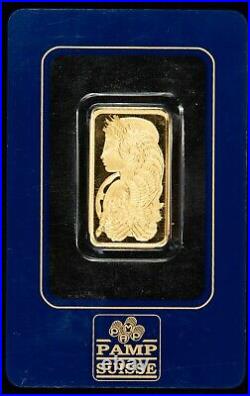 2 Tolas. 9999 Fine Gold Bar. 75 ozt Pamp Suisse Fortuna Assay Card SKU-G1193
