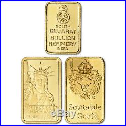 2 gram Gold Bar Random Brand Secondary Market 999.9 Fine