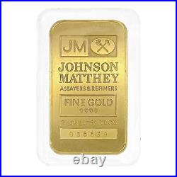 2 oz Johnson Matthey Gold Bar. 9999 Fine (Secondary Market)