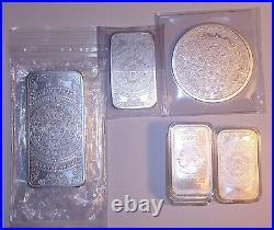 30 oz. Golden State Mint Silver Bars Aztec Calendar. 999 Fine