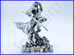 3.1 oz Hand Poured 999 Fine Silver Bar Statue Gambit X-MEN by The Gold Spartan