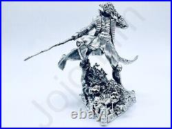 3.2 oz Hand Poured 999 Fine Silver Bar Statue Gambit X-MEN by The Gold Spartan