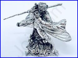3.2 oz Hand Poured 999 Fine Silver Bar Statue Gambit X-MEN by The Gold Spartan