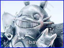 3 oz Hand Poured Silver Bar 999 Fine Pure Totoro Neighbor Ghibli -Gold Spartan