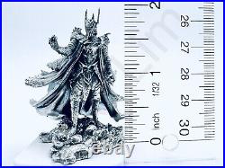 3oz Hand Poured Silver Bar 999 Fine Statue Sauron Lord of the Rings Gold Spartan