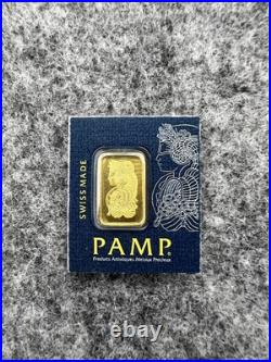 3x 1-Gram Gold Bars. 9999 Fine Gold PAMP Suisse, U. S. Mint, Essayeur Fondeur 3x 1-Gram Gold Bars. 9999 Fine Gold PAMP Suisse, U. S. Mint, Essayeur Fondeur